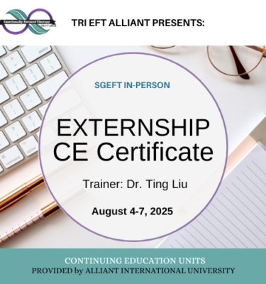CE CERTIFICATE- SGEFT Externship 2025