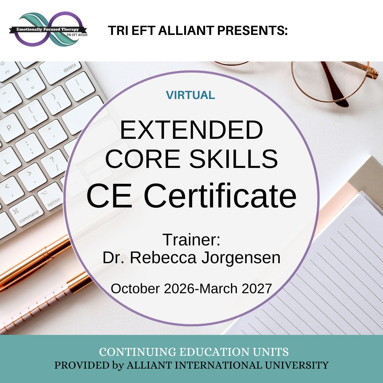 CE CERTIFICATE - Dr. Jorgensen's Core Skills 2026-2027 (Virtual)